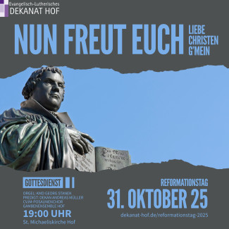 Plakat für den Reformationsgottesdienst 2025